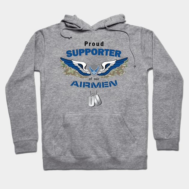 Support our Airmen Hoodie by krisk9k